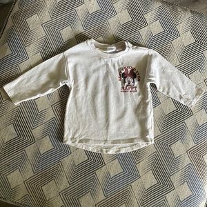 Long sleeve Minnie Mouse shirt from Zara. Size 9-12m. Excellent condition.